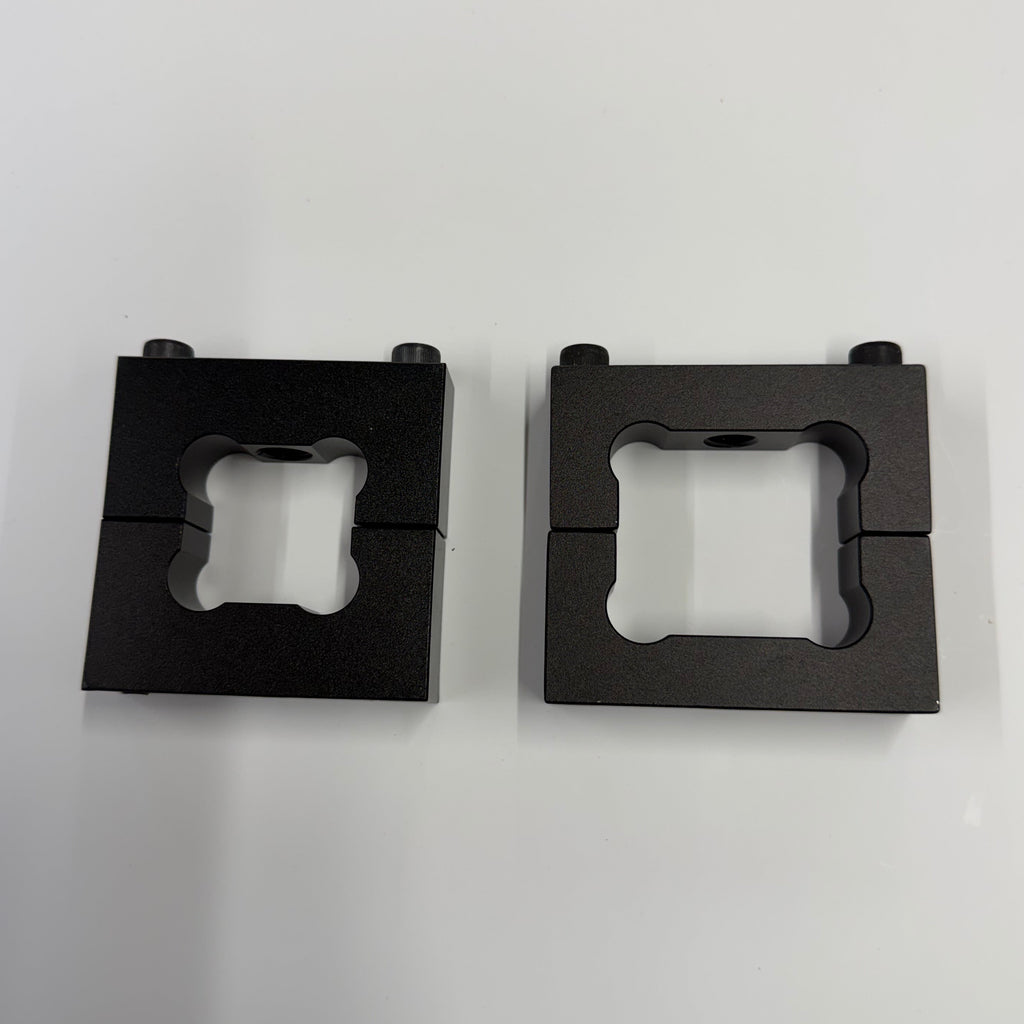 Aluminum Clamp On Weight Brackets for Square Tubing