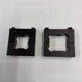 Aluminum Clamp On Weight Brackets for Square Tubing