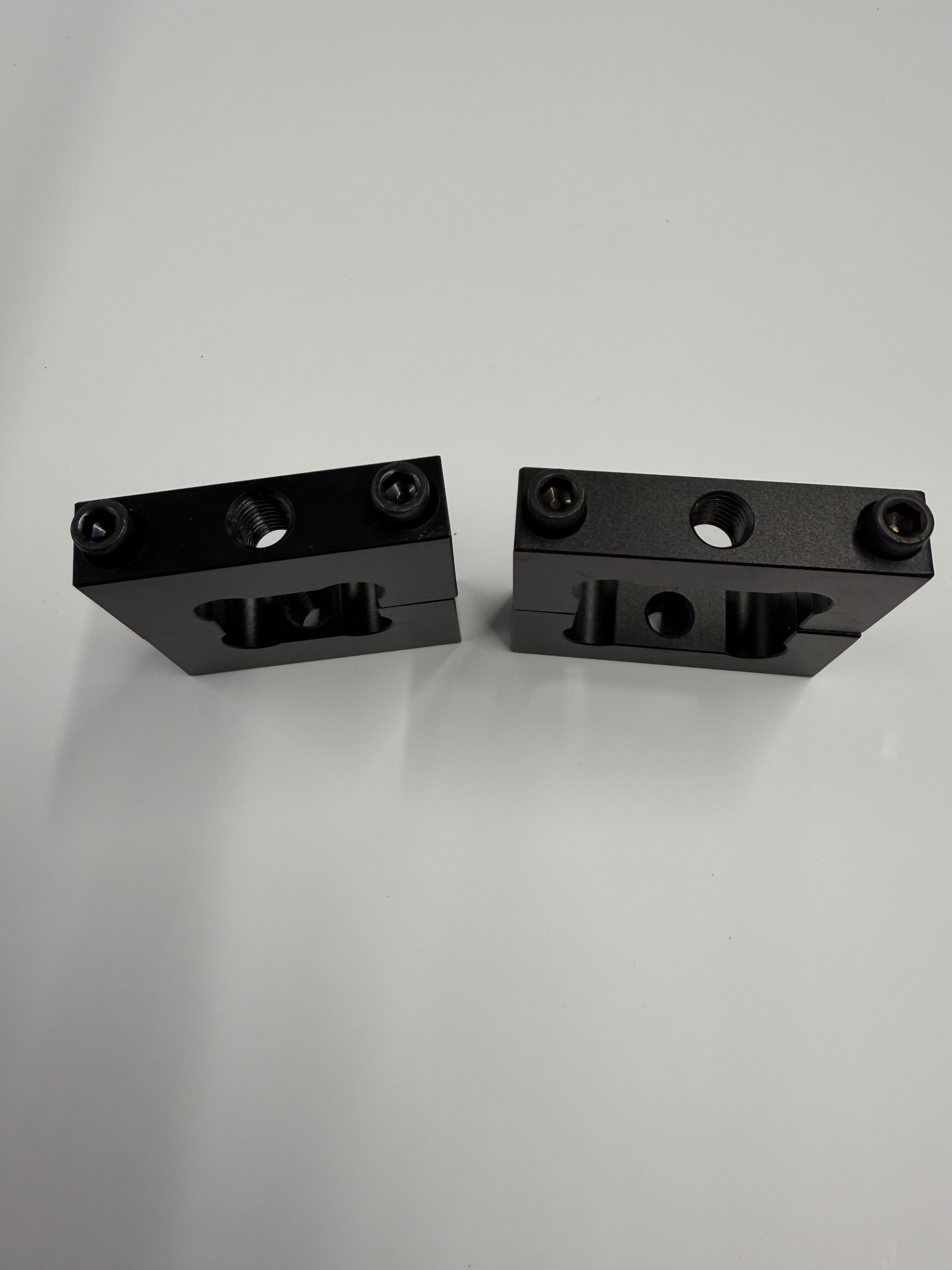 Aluminum Clamp On Weight Brackets for Square Tubing
