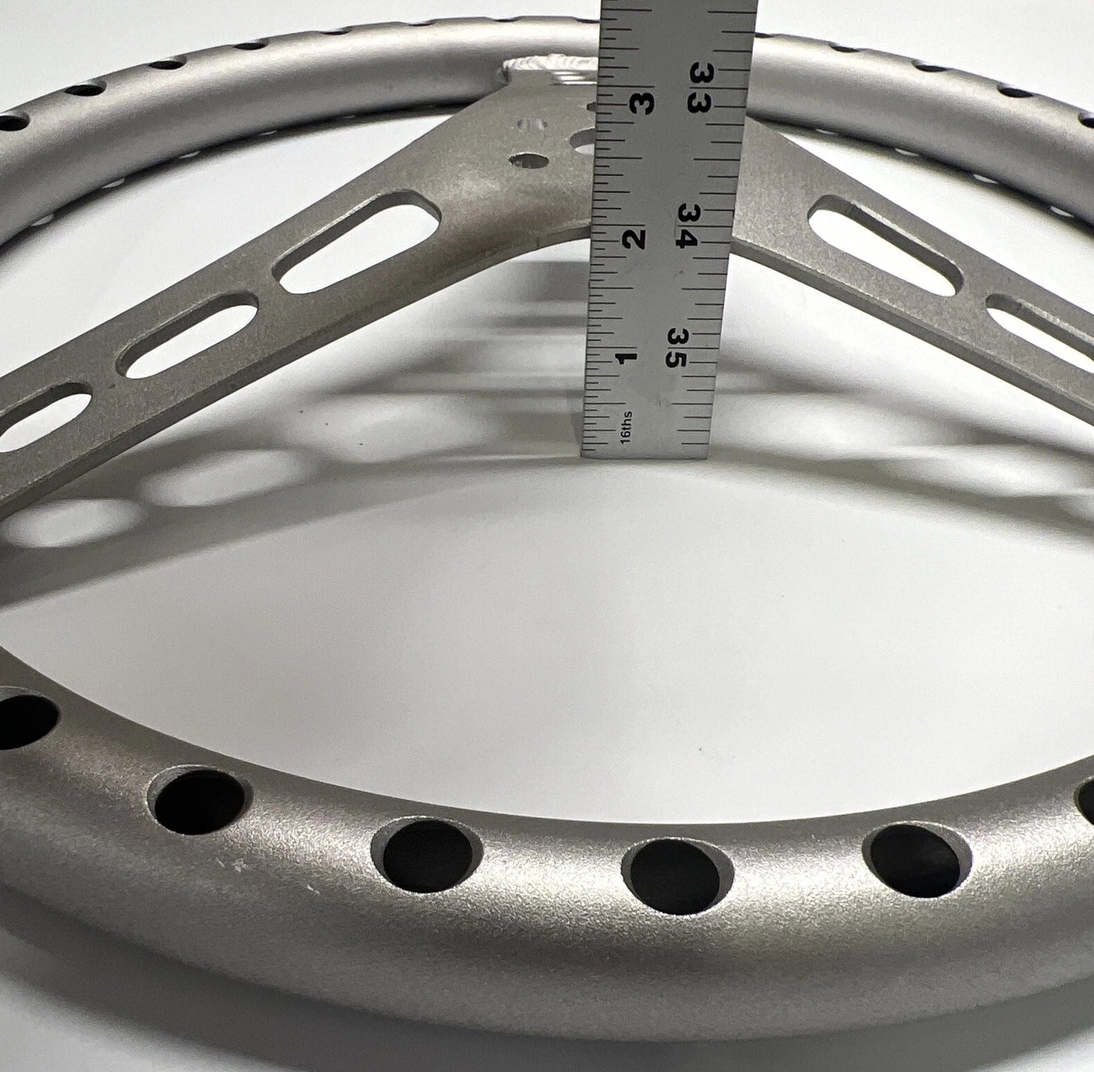 15" Light Weight Dished Aluminum Steering Wheel