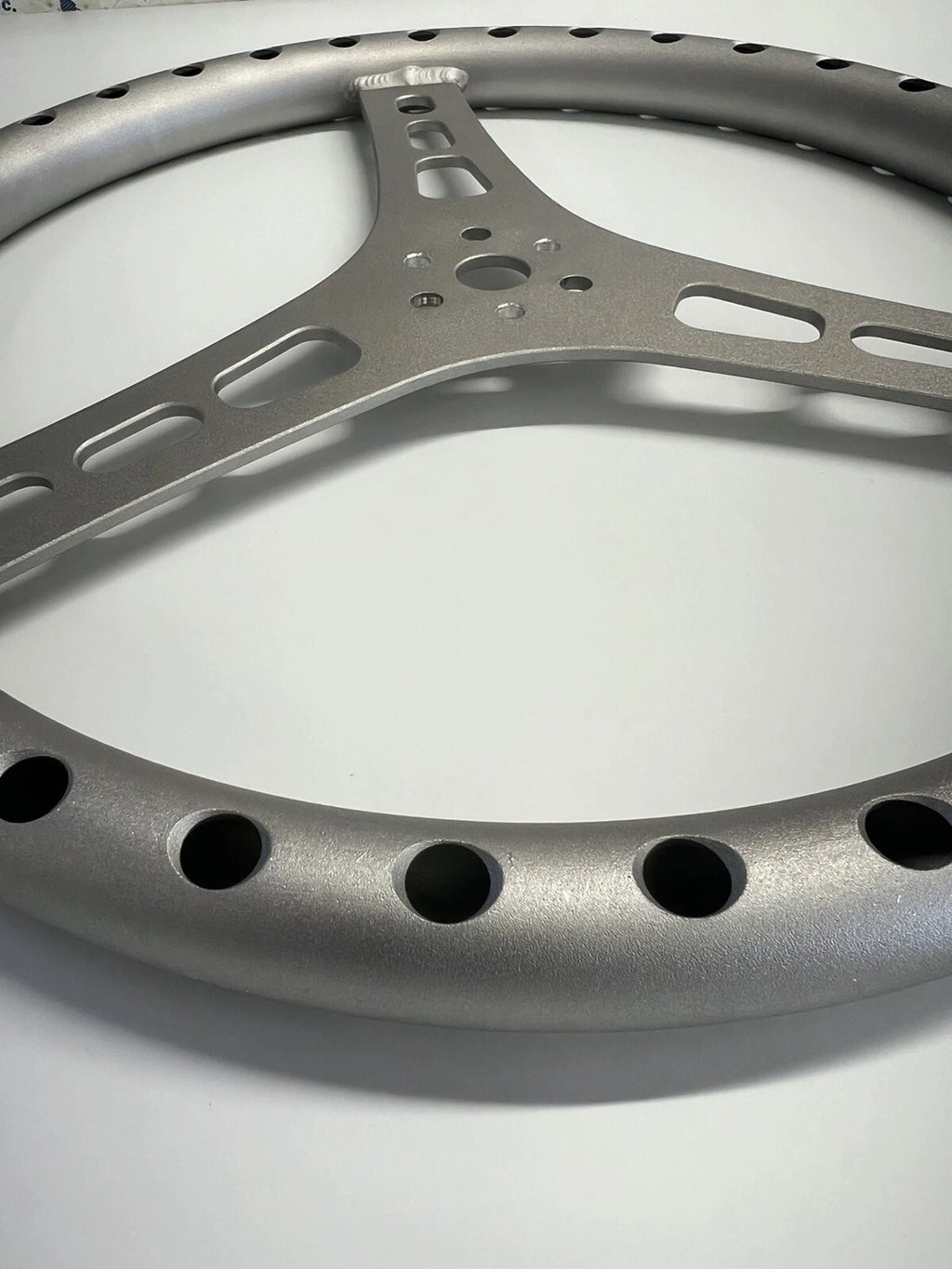 15" Lightweight Flat Aluminum Steering Wheel